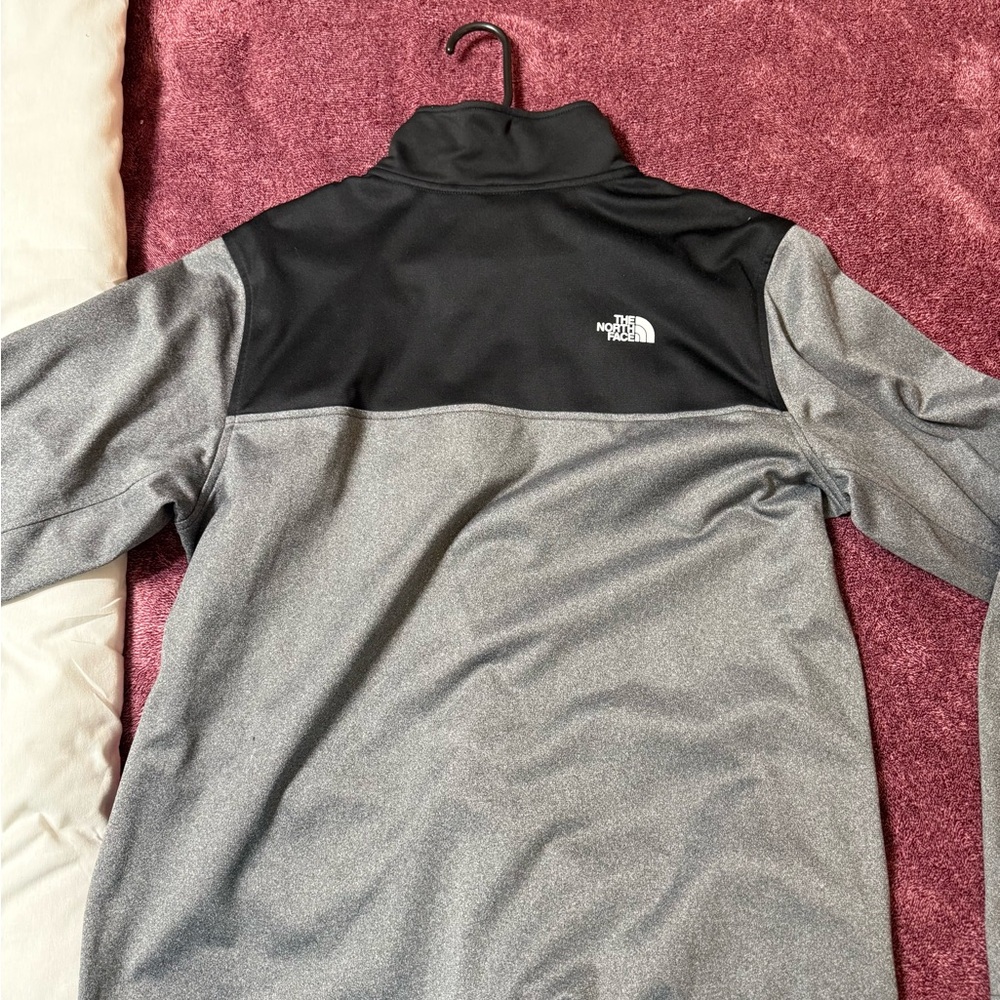 The North Face Black and Gray Fleece Jacket